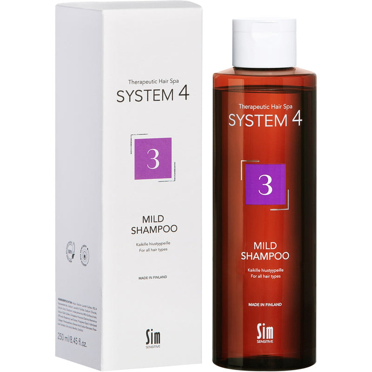 System4 3 Mild Shampoo 250ml