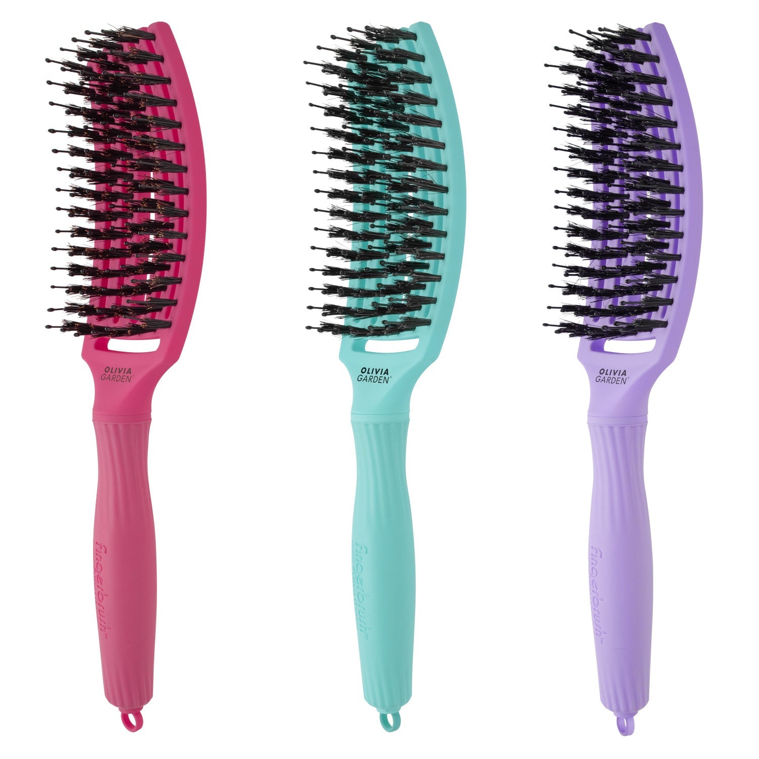 Olivia Garden Fingerbrush- Mint Medium