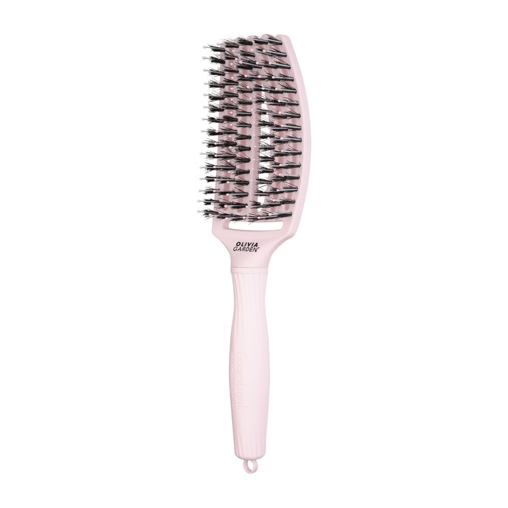 Olivia Garden Finger Brush Combo Medium Pink Hiusharja