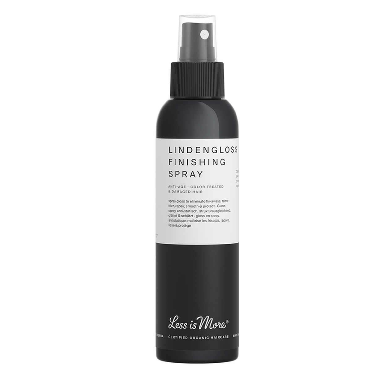 Less is more Lindengloss Finishing Spray 150ml